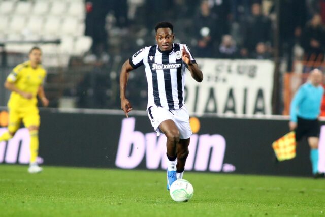 Ghana defender Baba Rahman playing for Paok